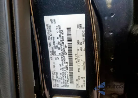 2015 Ford Escape S from USA, damaged, VIN 1FMCU0F71FUB93343